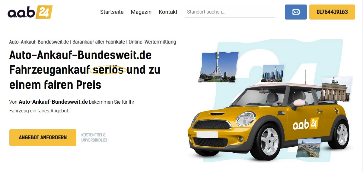Autoankauf in München - Auto verkaufen in München - Wir kaufen Ihr Auto zum Höchtpreis