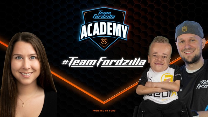 Ford veranstaltet die zweite Team Fordzilla Academy mit E-Sport-Profi Niklas Luginsland und "Gaming ohne Grenzen"