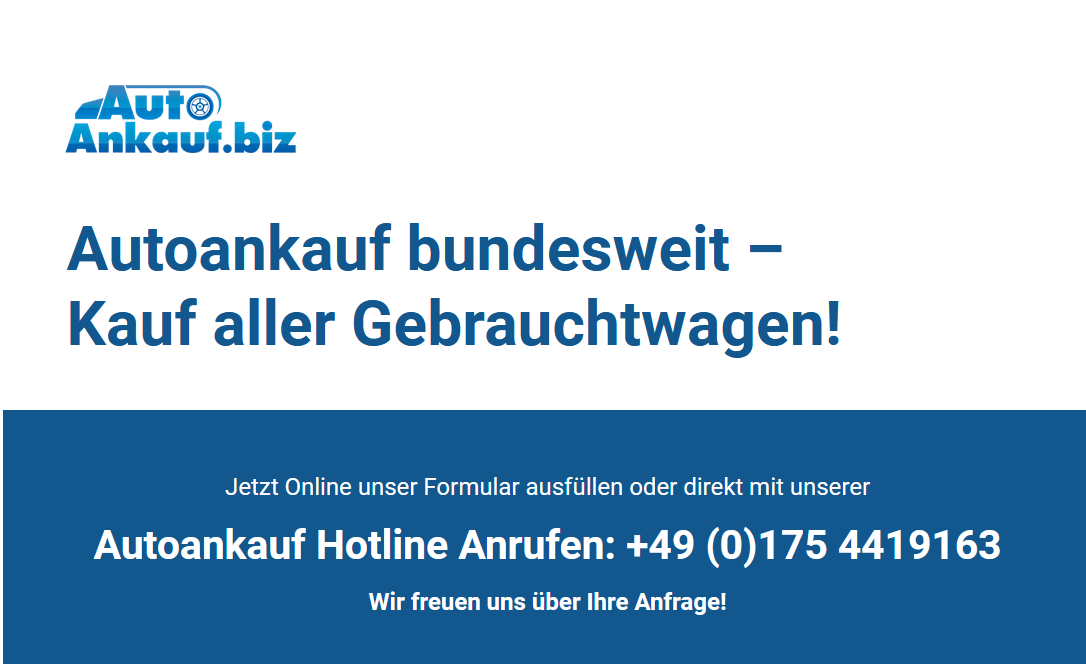 Autoankauf Alfter – Auto verkaufen zum fairen Preis - autoankauf.biz