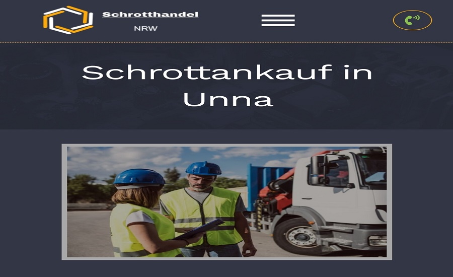 in Unna und Umgebung Schrottankauf durch professionellen Schrotthändler unseren attraktiven Preisen