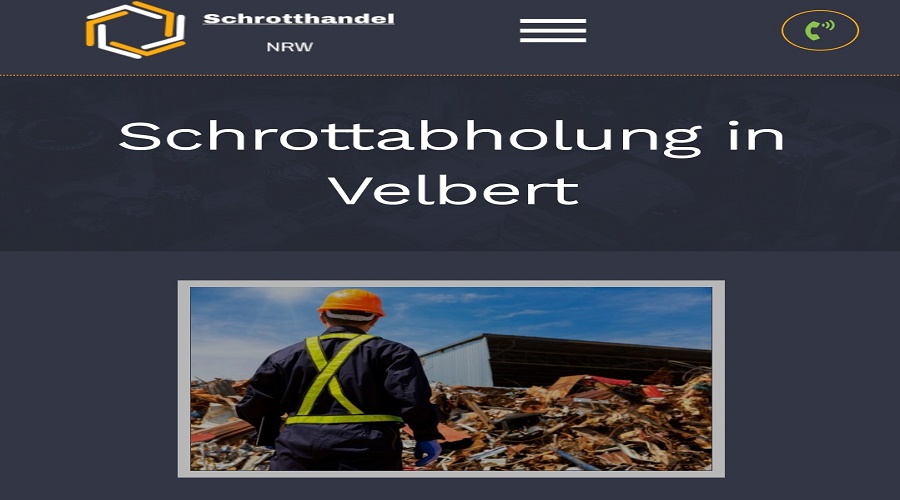 Schrottabholung in Velbert und Umgebung - Schnelle Hilfe beim Schrott und Altmetall loswerden