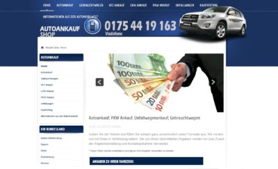 Autoankauf Thüringen kauft jeden Gebrauchtwagen an! Auto verkaufen in Thüringen fairen Preisen direkte Auszahlung