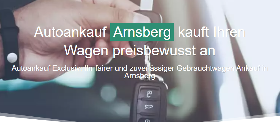 Pkw Ankauf in Arnsberg: Autoankauf Exclusiv