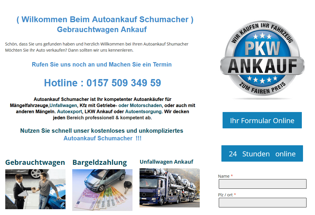 Vorteile von Autoankauf Bad Homburg - Rundum Service beim Autoverkauf