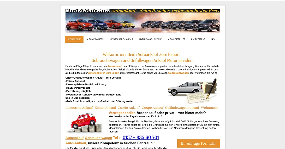 Motorschaden Ankauf NRW - Jetzt anbieten und Auto verkaufen Der Autoankauf kfz-ankauf-markt bietet den perfekten Autoankauf-Service