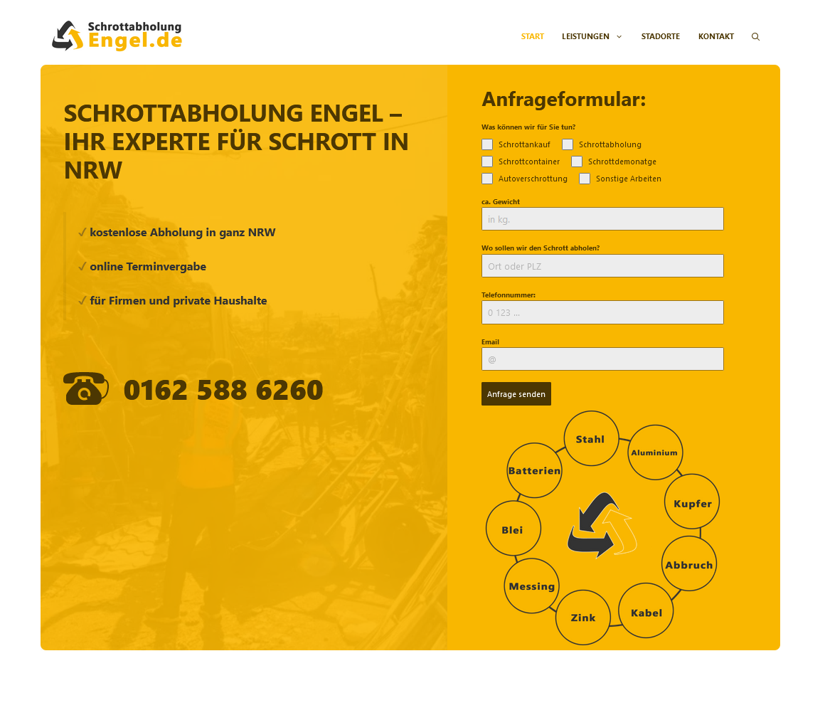 Schrottabholung Emmerich am Rhein - Ihr mobiler Schrotthändler für NRW