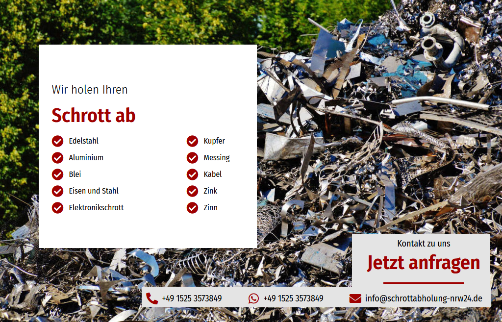 Schrottabholung Köln: Nachhaltiges Schrott-Recycling für eine saubere Umwelt