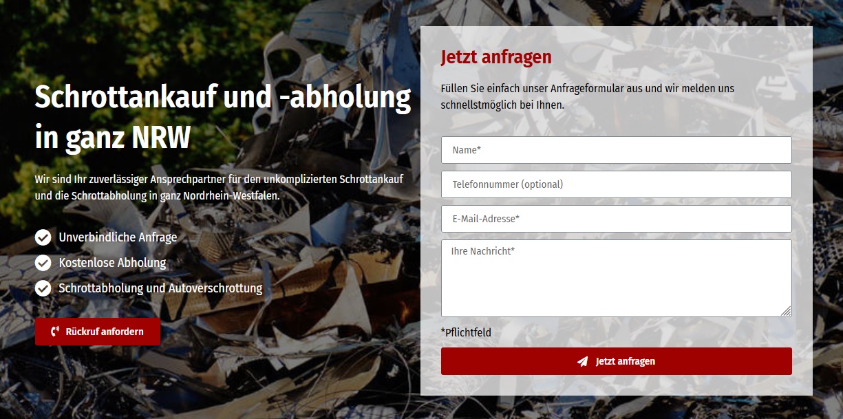 Schrottabholung in Dortmund: Wertvolle Rohstoffe durch professionelles Recycling sichern