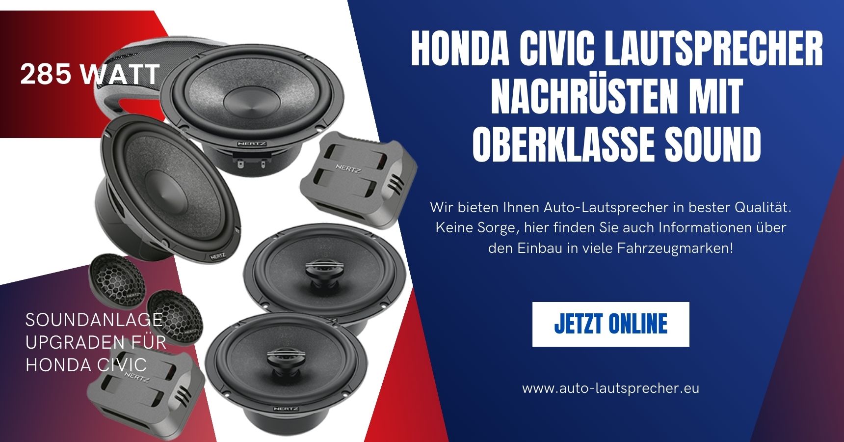 Top-Klangqualität im Honda Civic: Der Lautsprecher-Tausch