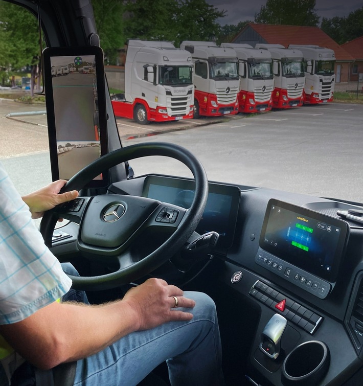 Goodyear DriverHub optimiert Ihre Fahrt mit Mercedes-Benz Trucks