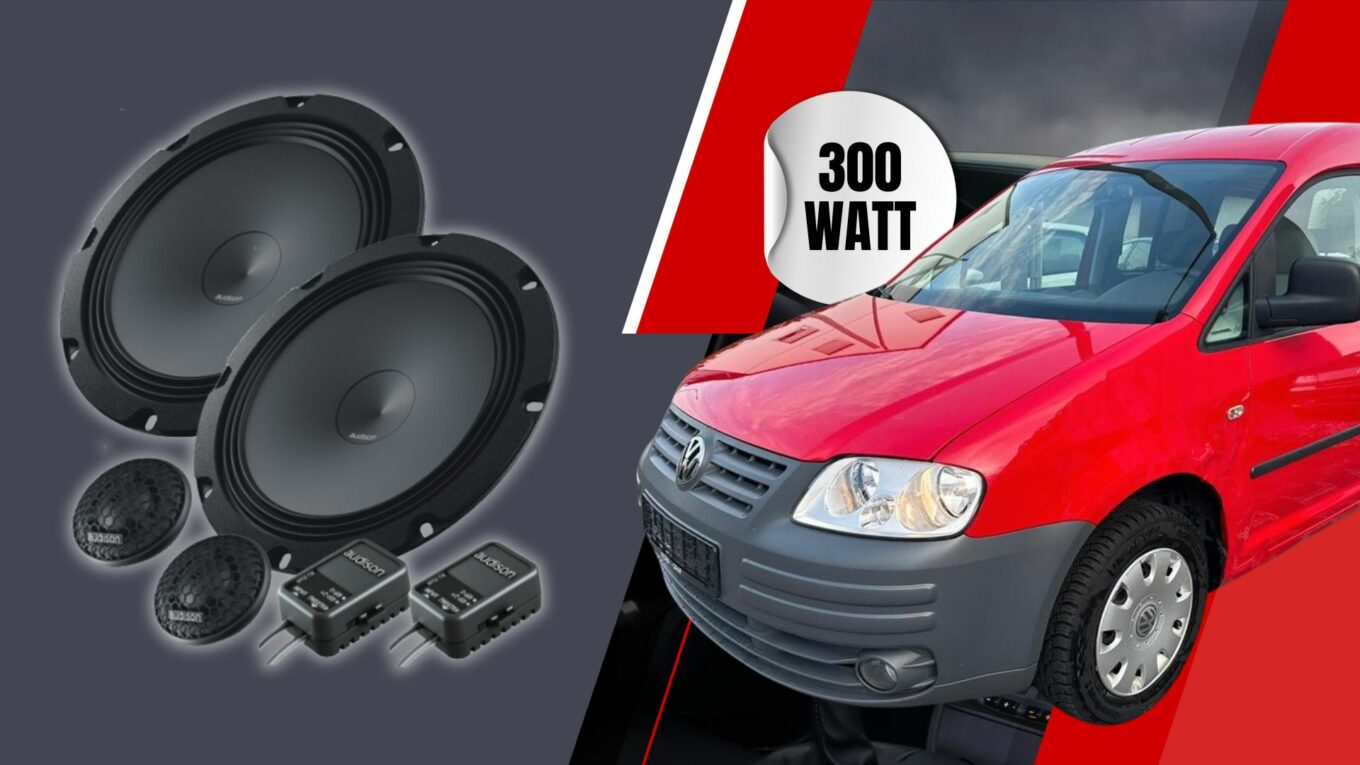 Vollkommener Klang: Das Audison APT5 Prima Lautsprechersystem für VW Caddy