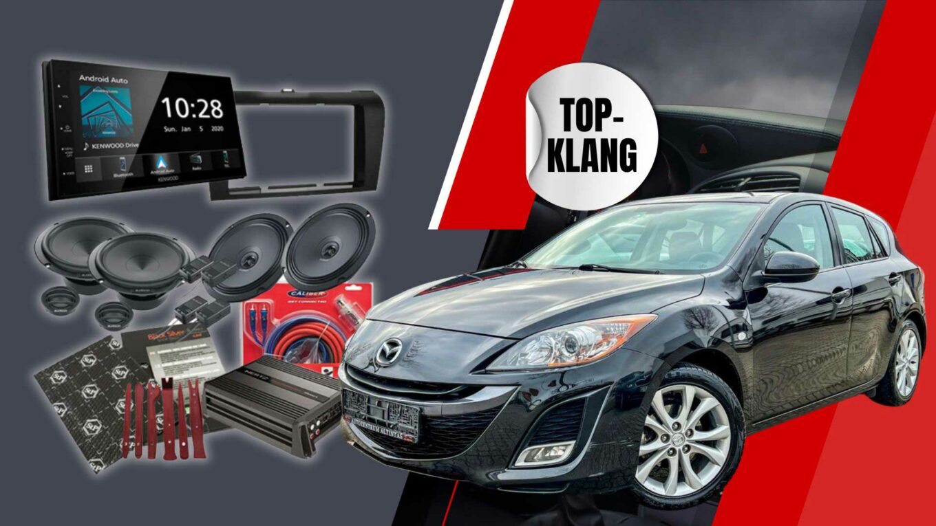 Mazda 3: 600W Sound Upgrade mit CarPlay & Android Auto